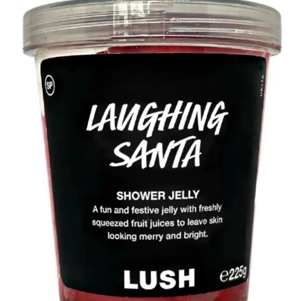 1 LEFT! Lush Laughing Santa Shower Jelly - 7.9 oz
